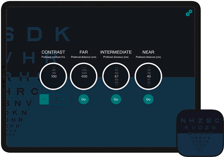 ETDRS Chart for iPad (VisionC)